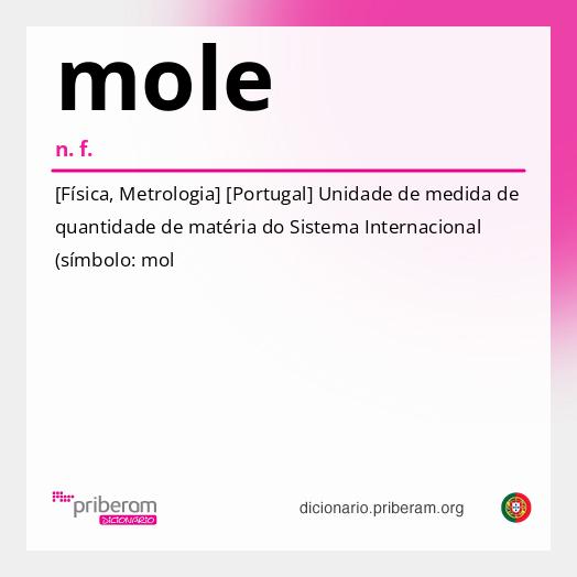 Significado de mole